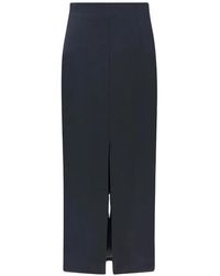 Paul & Shark - Jupe Crayon Tech Wool À Coupe Mi-Longue - Lyst