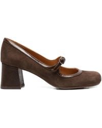 Chie Mihara - 40Mm Block-Heel Buckled Pumps - Lyst