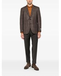 Berwich - Chiaia Pleated-Waistband Turn-Up Trousers - Lyst