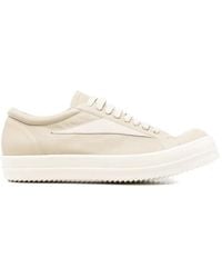 Rick Owens - Contrast Panel Sneakers - Lyst