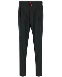 Kiton - Pleated Wool Trousers - Lyst