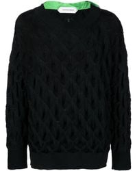 NAMACHEKO - Cape-detail Open-knit Jumper - Lyst