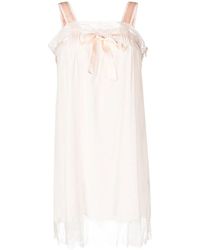 Shiatzy Chen - Lace-Panelled Mini Dress - Lyst