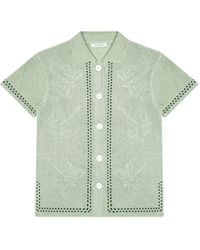 Calle Del Mar - Garden Party Short-Sleeve Knitted Shirt - Lyst