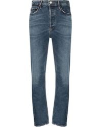 Agolde - High-Waisted Slim-Fit Jeans - Lyst