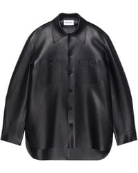 Givenchy - Leren Shirtjack - Lyst