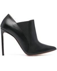 Francesco Russo - 110mm Pointed-toe Leather Boots - Lyst