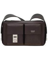 Ferragamo - Borsa Messenger Con Chiusura Gancini - Lyst