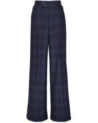 Akris - Pantaloni A Quadri - Lyst