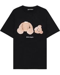 Palm Angels - Broken Bear Graphic T-Shirt - Lyst