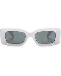 Versace - Sonnenbrille Mit Eckigem Gestell - Lyst