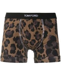 Tom Ford - Leopard Print Boxers - Lyst