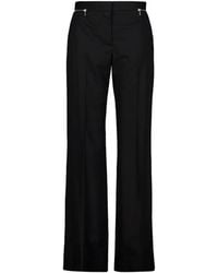 Stella McCartney - Pantalones Rectos Con Cremallera - Lyst