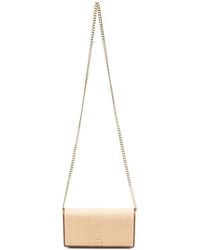 Ralph Lauren - Woven-Design Chain-Strap Clutch Bag - Lyst