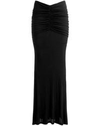 Alice + Olivia - Shannon Ruched Maxi Skirt - Lyst