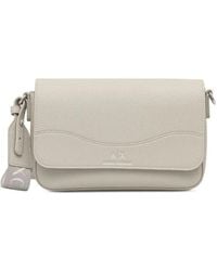 ARMANI EXCHANGE - Logo-Print Strap Cross-Body Bag - Lyst