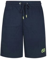 Sun 68 - Trainingsshorts Met Logo En Trekkoord - Lyst