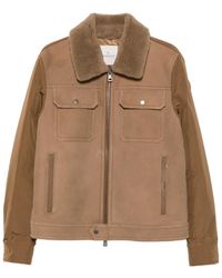 Moncler - Zerique Shearling-Collar Jacket - Lyst
