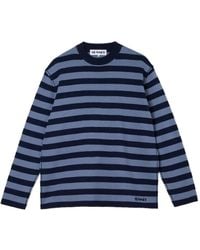 Sunnei - Organic Cotton Striped Sweater - Lyst