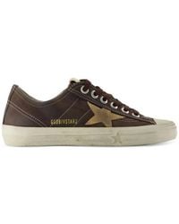 Golden Goose - V Star Lace Up Sneakers - Lyst