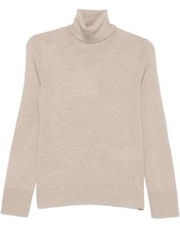 Max Mara - Elbow-Patch Roll-Neck Knit - Lyst