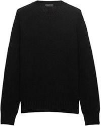 Prada - Wool And Cashmere Crew-Neck Sweater - Lyst
