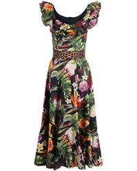 Philipp Plein - Floral-print Maxi Dress - Lyst