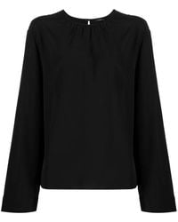 JOSEPH - ギャザーネック シルクブラウス - Lyst