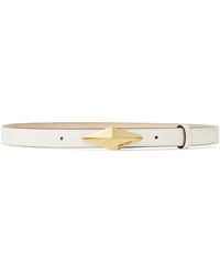 Jimmy Choo - Diamond Leather Belt - Lyst
