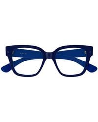 Gucci - Brille Mit Eckigem Gestell - Lyst