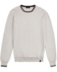 Fay - Pullover Mit Ellenbogen-Patches - Lyst
