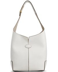 Tod's - Flap Detail Shoulder Bag - Lyst