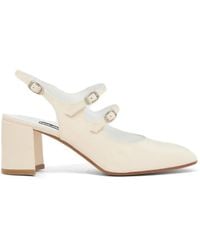 CAREL PARIS - Banana Patent Calf-Leather Slingback Pumps - Lyst