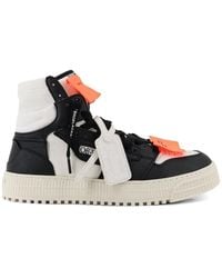 Off-White c/o Virgil Abloh - 3.0 Court High-Top Leather Sneakers - Lyst