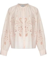 forte_forte - Embroidered Blouse - Lyst