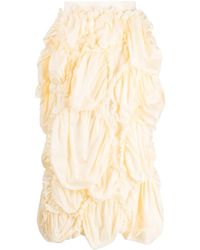 Enfold - Jupe Volantée À Taille Haute - Lyst