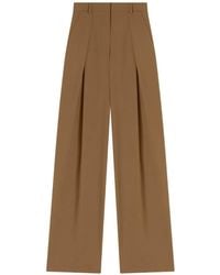 RETORI - Pantalon En Laine Vierge À Plis - Lyst