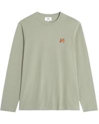 Maison Kitsuné - Fox-Head Long-Sleeve T-Shirt - Lyst