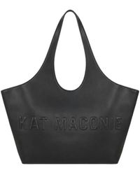 Kat Maconie - Large Brooklyn Embossed-Logo Shoulder Bag - Lyst