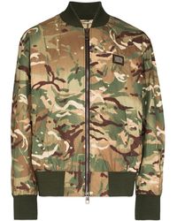 Dolce & Gabbana - Bomber con stampa camouflage - Lyst