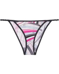 PUCCI - Iride-Print Bikini Brief - Lyst