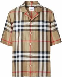 Burberry - Silk Shirt - Lyst