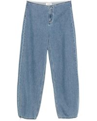 Still Here - Drawstring-Hem Wide-Leg Jeans - Lyst