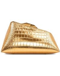 The Attico - 8.30Pm Croc-Effect Clutch Bag - Lyst