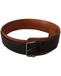 CoSTUME NATIONAL - Buckle-Fastening Leather Belt - Lyst