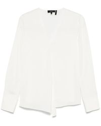Theory - Zijden Blouse - Lyst
