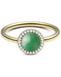 Daniel Wellington - Audrey Crystal-Embellished Jade-Stone Ring - Lyst