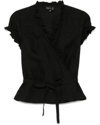 agnès b. - Linen Top - Lyst