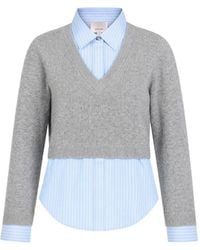 Cinq À Sept - Renna Layered-Effect Sweater - Lyst