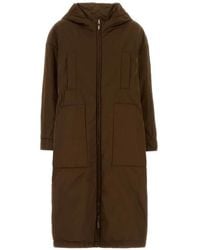 Max Mara - Bosco Gewatteerde Jas Met Capuchon - Lyst
